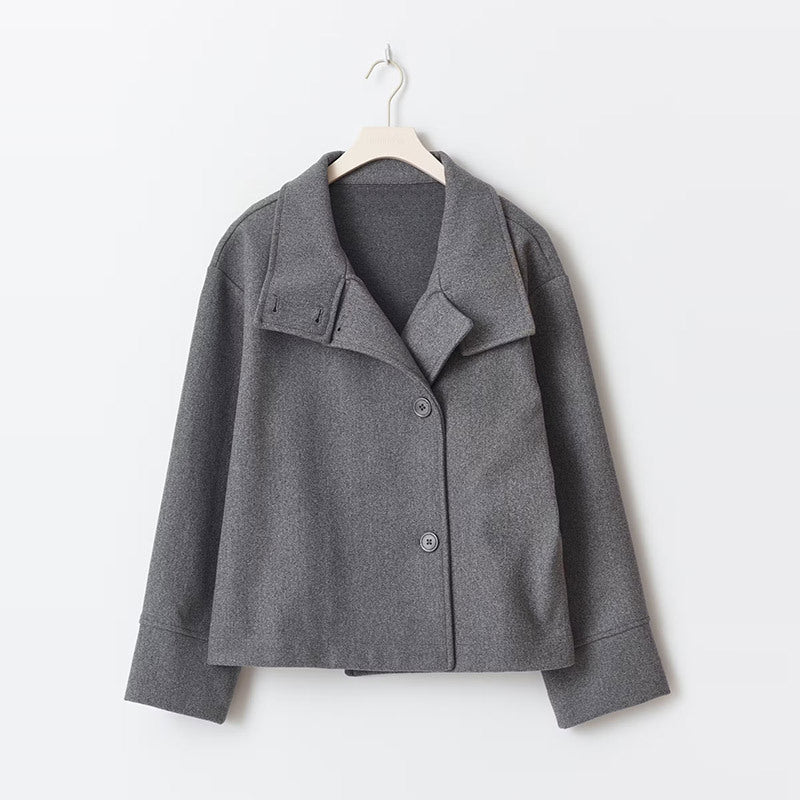 Whitney | Womens Wool Blend Stand Collar Warm Winter Jacket