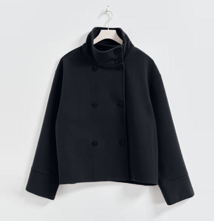 Whitney | Womens Wool Blend Stand Collar Warm Winter Jacket