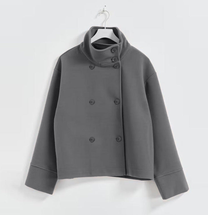 Whitney | Womens Wool Blend Stand Collar Warm Winter Jacket