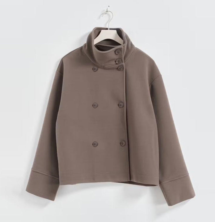 Whitney | Womens Wool Blend Stand Collar Warm Winter Jacket