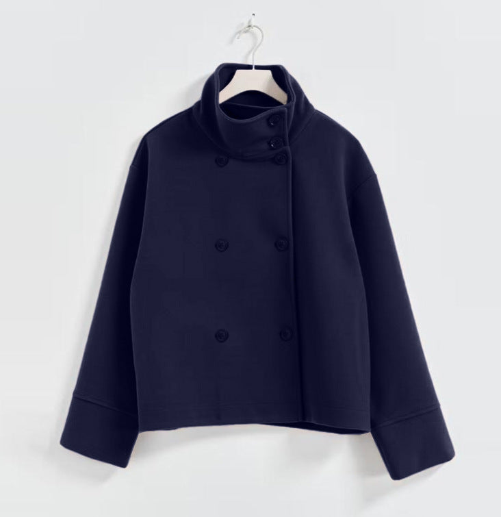 Whitney | Womens Wool Blend Stand Collar Warm Winter Jacket