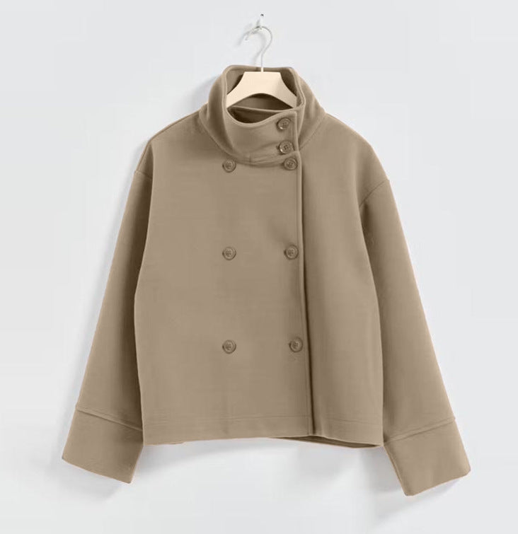 Whitney | Womens Wool Blend Stand Collar Warm Winter Jacket