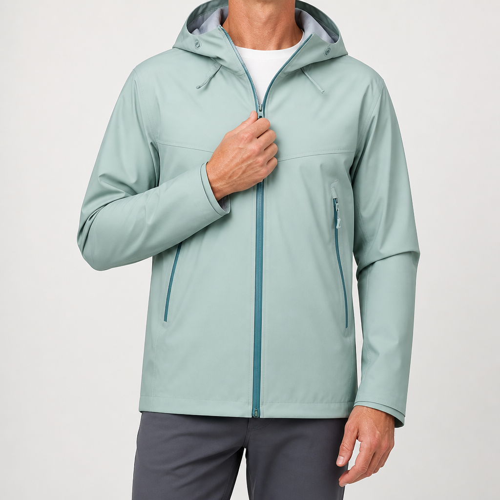 Wilbur | Mens Waterproof Windproof Hardshell Mountaineering Outdoor Jacket, Green