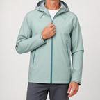 Wilbur | Mens Waterproof Windproof Hardshell Mountaineering Outdoor Jacket, Green