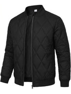 Willis | Mens Diamond Quilted Padded Warm Winter Bomber Jacket
