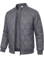 Willis | Mens Diamond Quilted Padded Warm Winter Bomber Jacket
