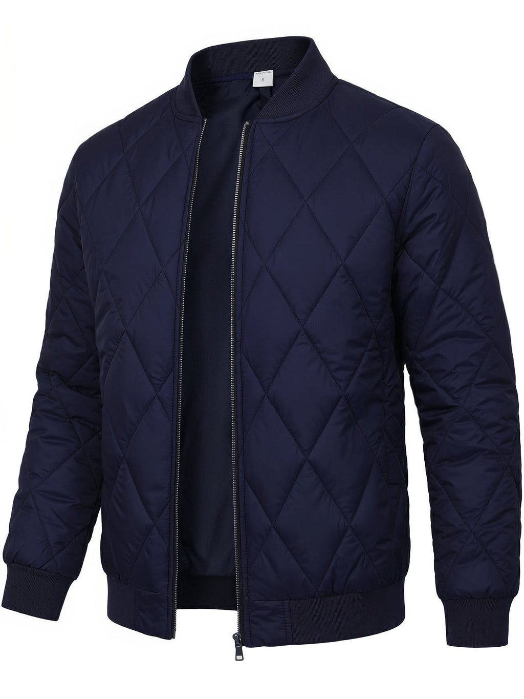 Willis | Mens Diamond Quilted Padded Warm Winter Bomber Jacket