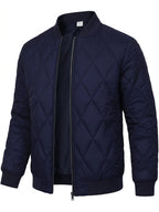 Willis | Mens Diamond Quilted Padded Warm Winter Bomber Jacket