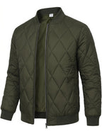 Willis | Mens Diamond Quilted Padded Warm Winter Bomber Jacket