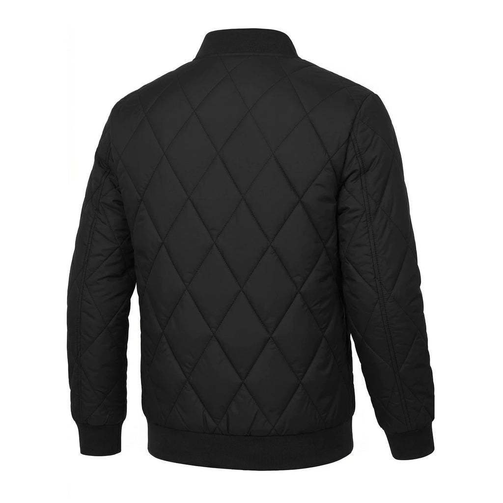 Willis | Mens Diamond Quilted Padded Warm Winter Bomber Jacket