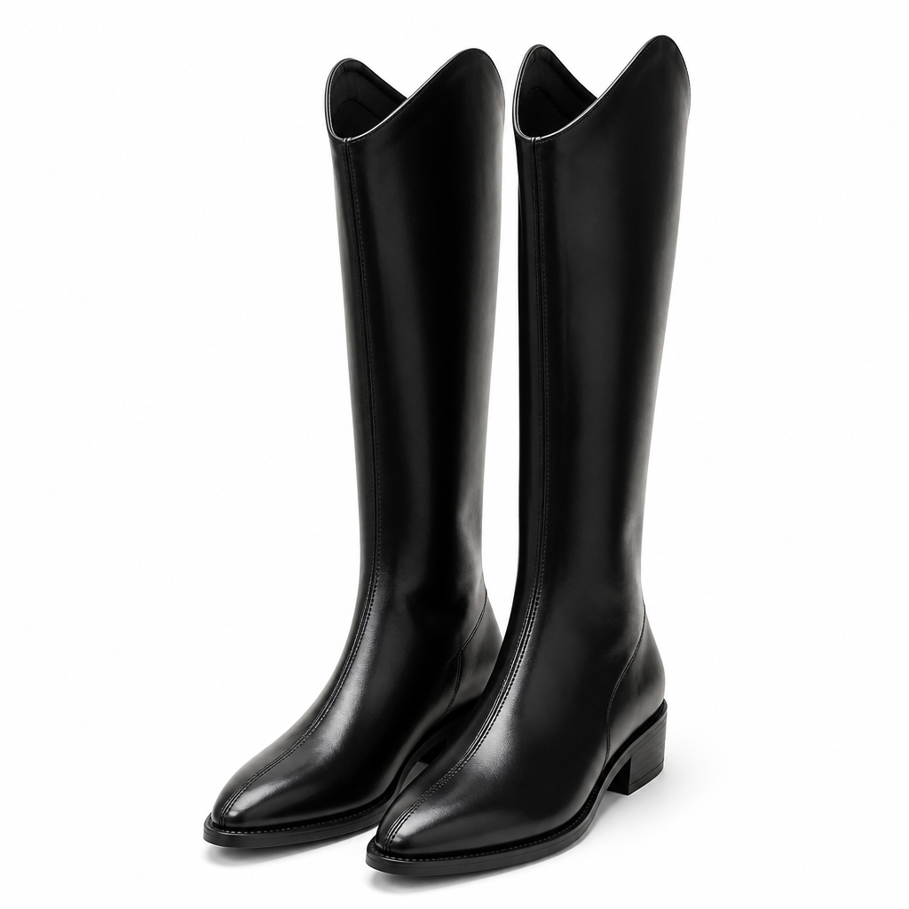 Wynn | Womens Over The Knee Boots Pointed Toe Winter Footwear