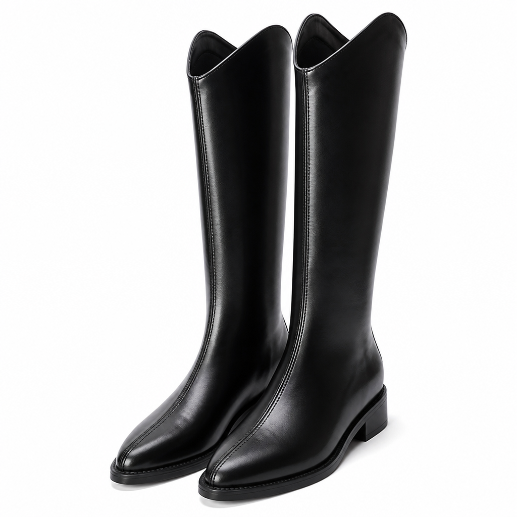 Wynn | Womens Over The Knee Boots Pointed Toe Winter Footwear