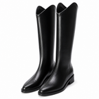 Wynn | Womens Over The Knee Boots Pointed Toe Winter Footwear