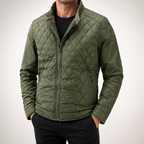 Yara | Mens Puffer Jacket Lightweight Hooded Padded Warm Winter Coat, Olive