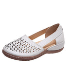 Yvette | Womens Leather Lace Up Casual Walking Sneakers Shoes
