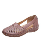 Yvette | Womens Leather Lace Up Casual Walking Sneakers Shoes
