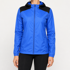 Yvonne | Womens Water Resistant Quick Dry Hooded Windbreaker Jacket, Bright Blue
