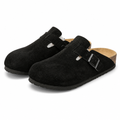 Zara | Womens Leather Clogs Closed Toe Platform Mules Slip On Shoes