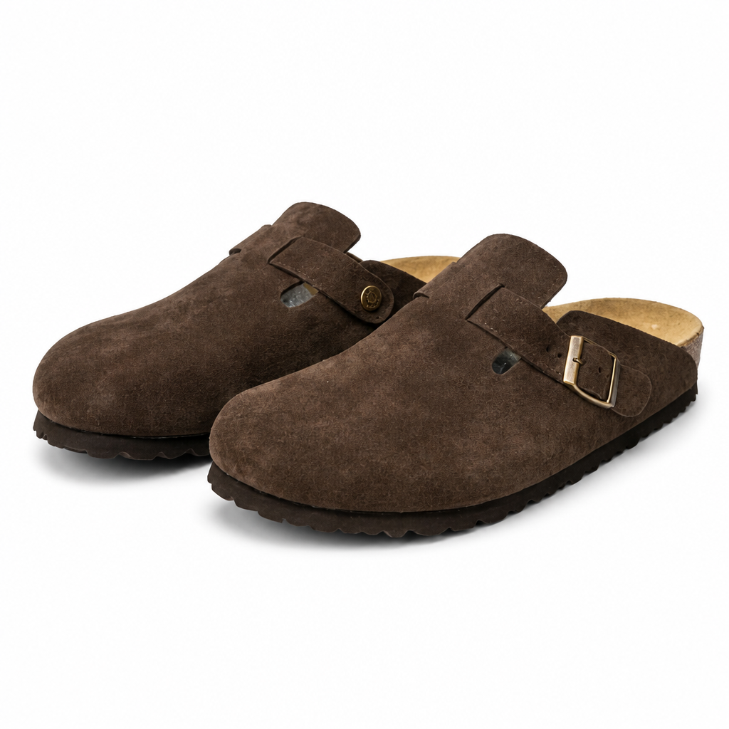 Zara | Womens Leather Clogs Closed Toe Platform Mules Slip On Shoes