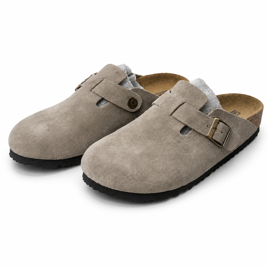 Zara | Womens Leather Clogs Closed Toe Platform Mules Slip On Shoes