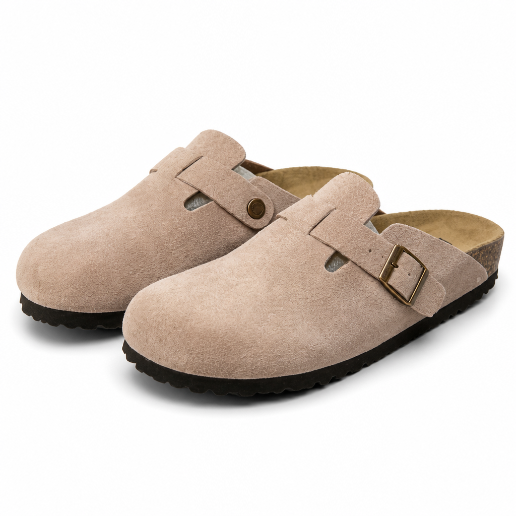 Zara | Womens Leather Clogs Closed Toe Platform Mules Slip On Shoes