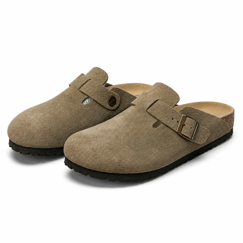 Zara | Womens Leather Clogs Closed Toe Platform Mules Slip On Shoes