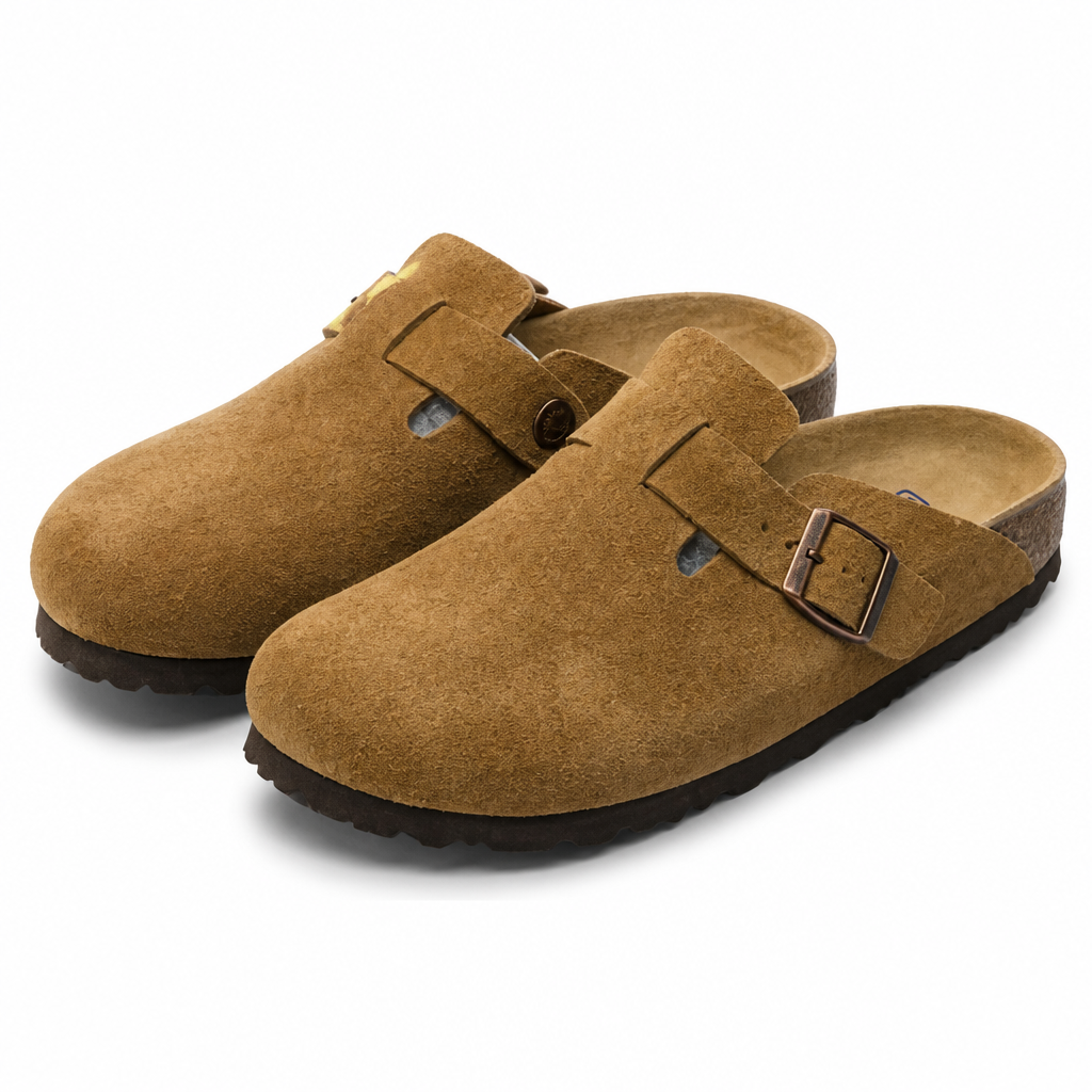 Zara | Womens Leather Clogs Closed Toe Platform Mules Slip On Shoes