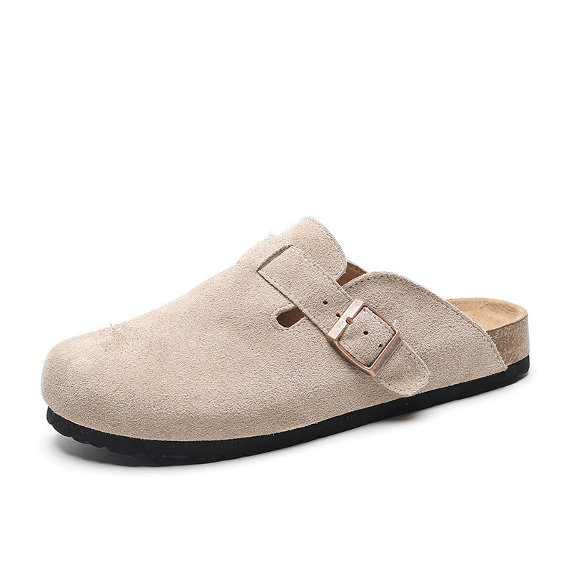 Zara | Womens Leather Clogs Closed Toe Platform Mules Slip On Shoes
