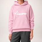 Zeb | Womens Hoodie Fleece Lined Zip Up Sweatshirt, Pink
